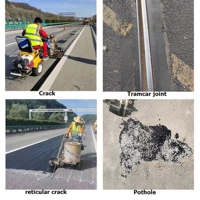 Melt Modified Asphalt Road Patching Premix Untuk Menetapkan Pendekatan Dek Jembatan