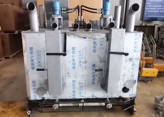 Jenis Diesel Preheater termoplastik Hydraulic Double Cylinder Road Marking Boiler