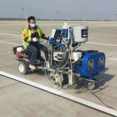 MMA BPO Paving Road Striping Machine Dua komponen Semprot Paving Marking Machine