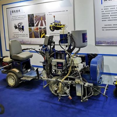 Thermoplastic Road Line Dua Komponen Mesin Penandaan Jalan Drive Hydrostatic