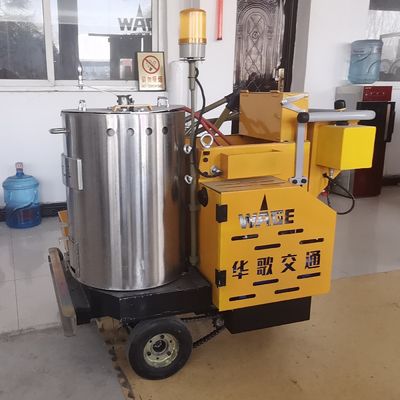 Baterai Driven Thermoplastic Road Line Marking Machine Untuk Penandaan Cengkeh