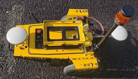 Robot cerdas garis bawah Mesin penandaan jalan GPS posisi