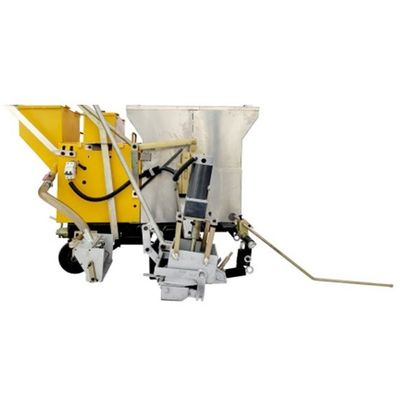 Mendorong 60Lx2 Dua Komponen Jalur Jalan Striping Machine Self Drop