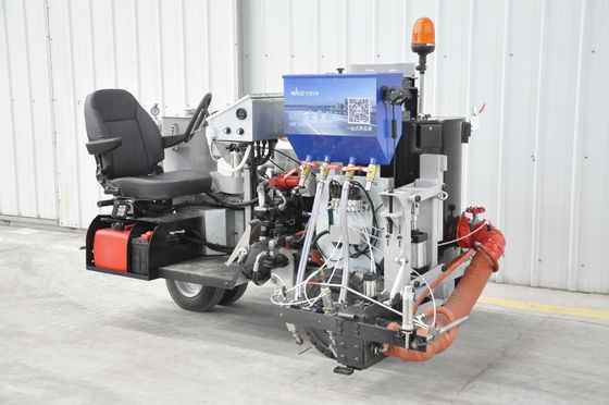 Mini Driving Thermoplastic Road Line Marking Truck- Versi Ekstrusi