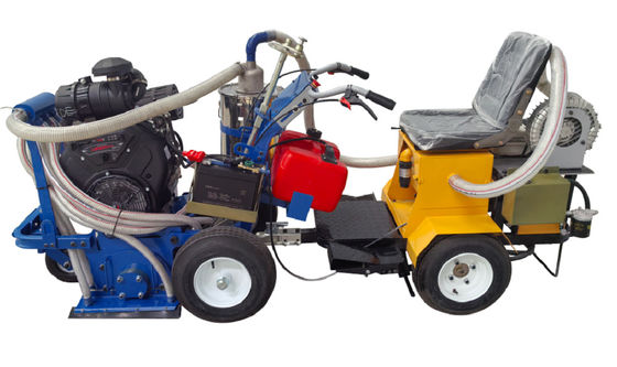 250mm Max Grinding Width Road Marking Removal Machine Dengan PCD Grinding Head dan Suction