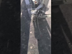 Mesin penandaan jalan garis profil 2K melengkung